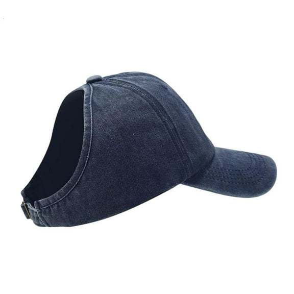Weflink Open Top Baseball Cap For Ponytail Breathable Cotton Adjustable Sun Protection For Men Women Kids