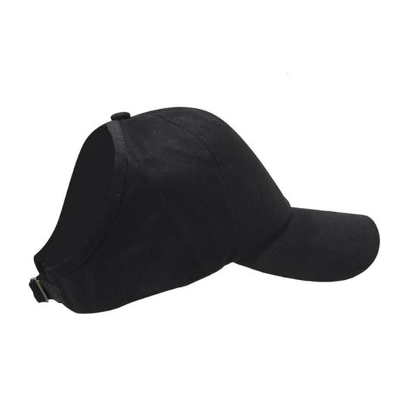Weflink Open Top Baseball Cap For Ponytail Breathable Cotton Adjustable Sun Protection For Men Women Kids