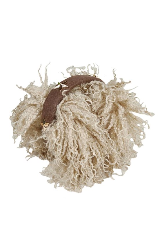 Portable Unisex Ear Protectors With Fringe Trim Practical Metal Star Charm Winter Essential Collapsible Ear Covers