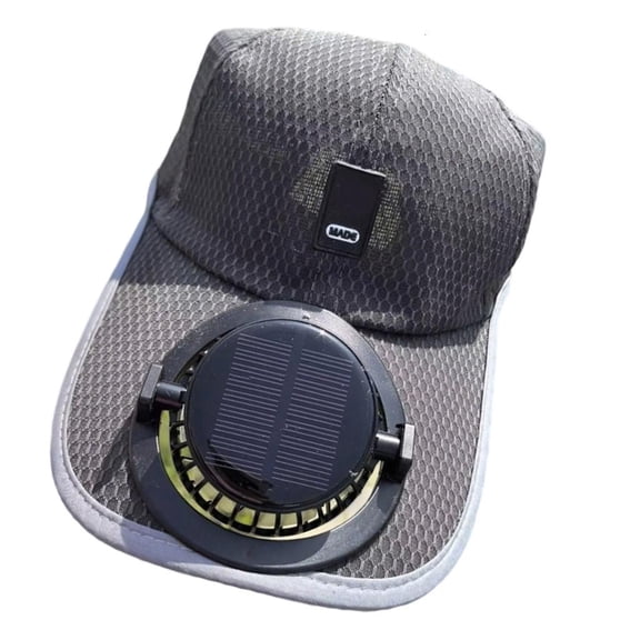 Weflink Solar USB Rechargeable Cooling Fan Hat With Adjustable Brims For Outdoor Activities