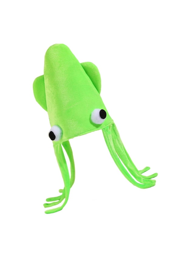 Stretchy Tassels Cuttlefish Cap Headcover Hat For Costume Parties and School Event