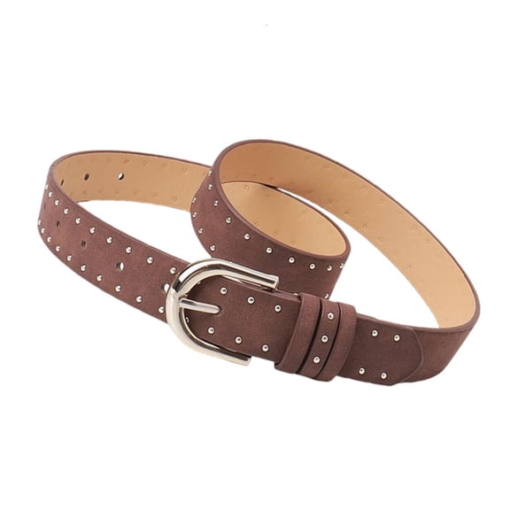 Weflink Trendy Adjustable Faux Belt Signature Waistband Jeans Strap Women