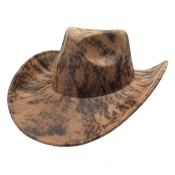 Weflink Unisex Foldable Cowboy Hats Portable Design Costume Accessory For Music Festivals Horse Rides Travel Essential