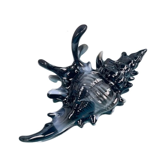 Weflink Vibrant Conch Charm Hair Claw Hairpin For Women Summer Vacation Headdress Securely Hold Beach Styling Tool
