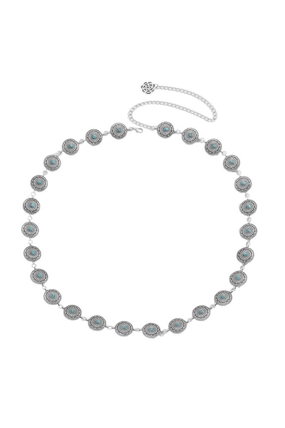 Waist Belt Hot Girl Stylish Metallic Belly Dance Adjustable Body Chain for Dress