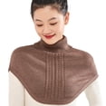 thumbnail image 1 of Weflink Winter Neck Warmer Shawl High Collar Pullover Design Soft Shoulder Accessory, 1 of 20