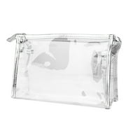 Wefuesd 1X Clear Transparent Plastic Pvc Travel Cosmetic Make Up Toiletry Bag Zipper , Storage And Organization, Storage Containers, Storage Organizer