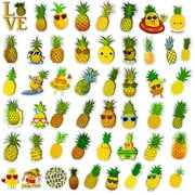 Wefuesd Cartoon Funny Pineapple Stickers Decoration Luggage Notebook Diy Stickers, Wall Decor, Bedroom Decor, Room Decor