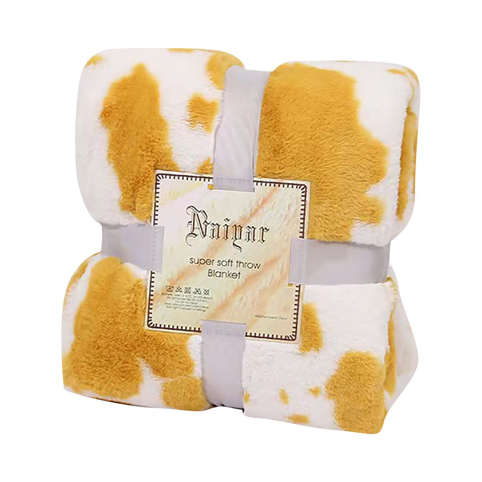 Wefuesd Cow Print Throw Blanket Non Shedding Thick Blankets Western