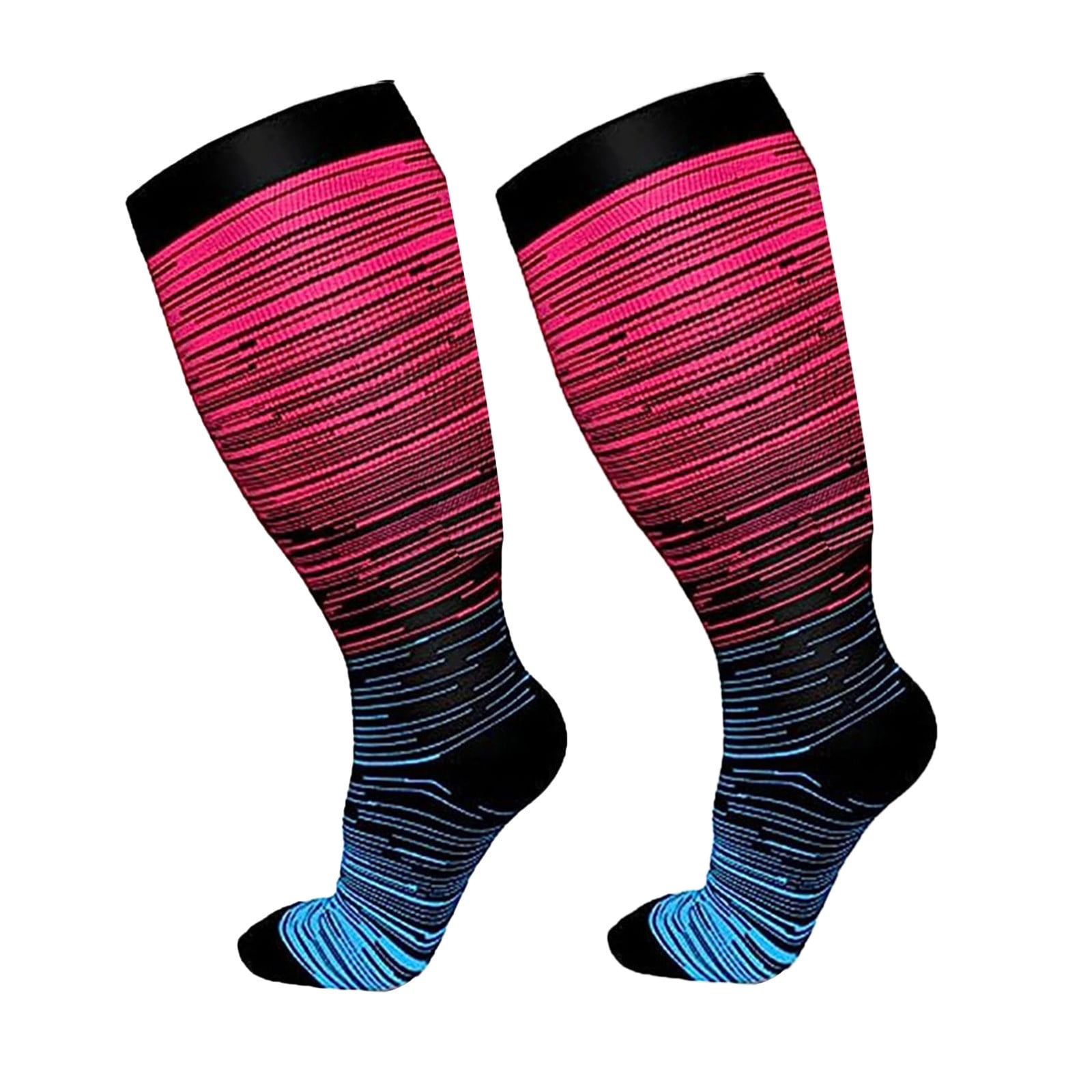 Tiger Stripe Run Lite Compression Calf Sleeves