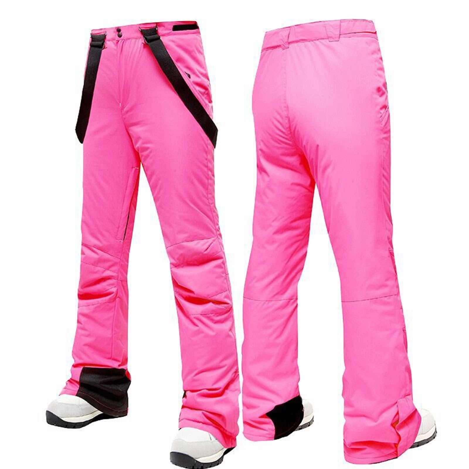  Cycorld Womens Snow Ski Pants Fleece Lined Waterproof  Softshell Insulated Flare For Snowboarding Hiking Winter Outdoor