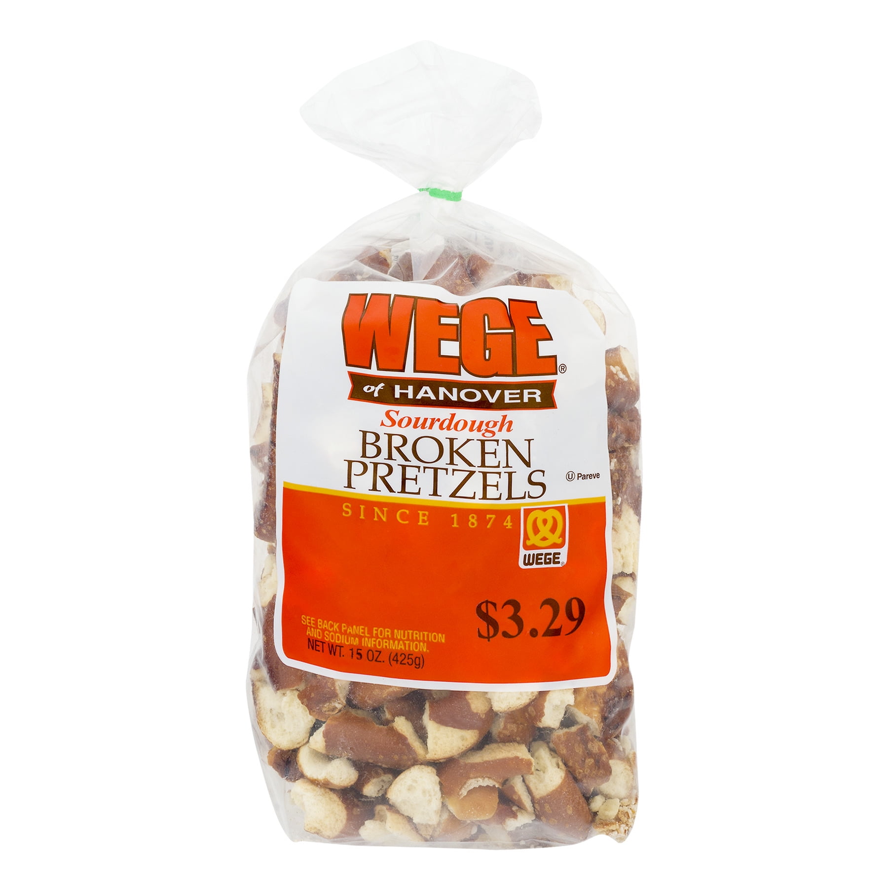 Wege Of Hanover Sourdough Broken Pretzels, 15 oz.
