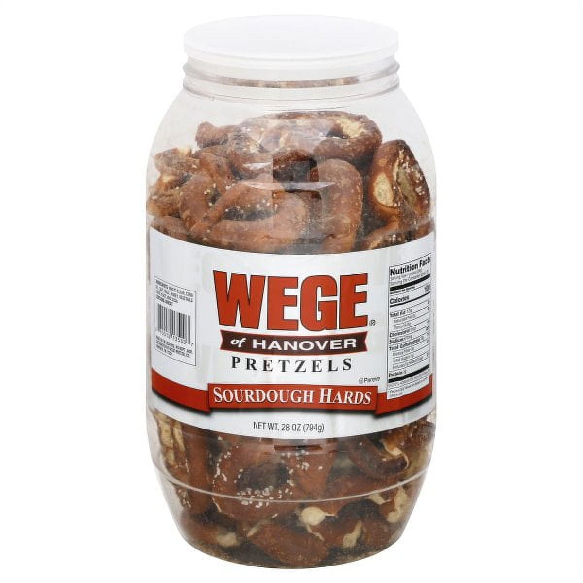 Wege Of Hanover Sourdough Hards Pretzels, 28 Oz.
