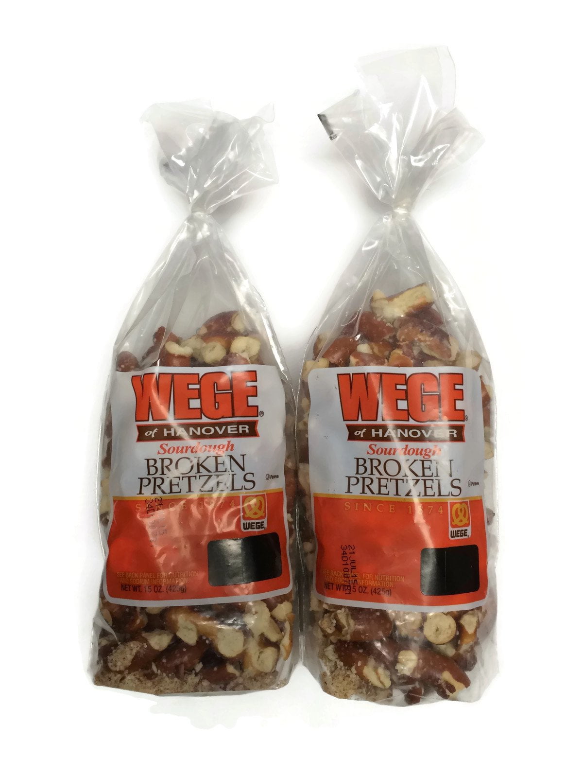 Wege Sourdough Broken Pretzels, MFF30 15 Oz. Bags (Pack of 2) - Walmart.com