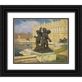 thumbnail image 1 of Wegener, Einar 14x12 Black Ornate Wood Framed with Double Matting Museum Art Print Titled - Versailles, 1 of 4