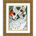 thumbnail image 1 of Wegener, Gerda 12x14 Gold Ornate Wood Framed with Double Matting Museum Art Print Titled - The Carnival 1925, 1 of 4