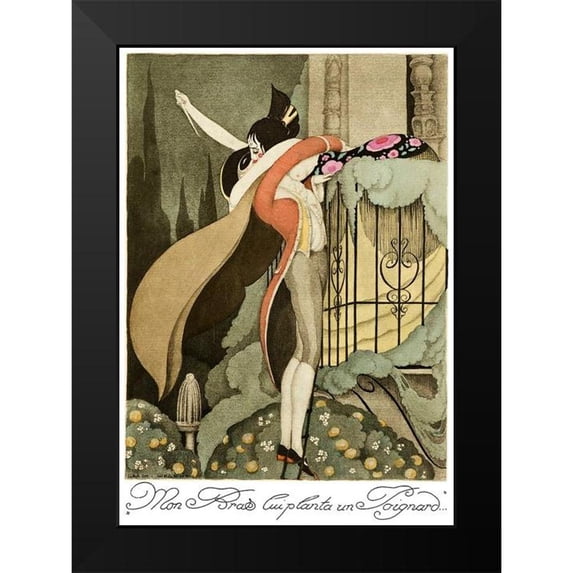 Wegener, Gerda 18x24 Black Modern Framed Museum Art Print Titled - Sur talons rouges-contes image 185
