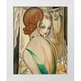 thumbnail image 1 of Wegener, Gerda 20x24 White Modern Wood Framed Museum Art Print Titled - At the Mirror, 1 of 4