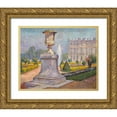 thumbnail image 1 of Wegener, Gerda 32x26 Gold Ornate Wood Framed with Double Matting Museum Art Print Titled - View of Versailles, 1 of 4