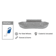thumbnail image 1 of Wegmann 0.25 oz Lead Uncoated Clip-on P Black Series Wheel Weight (Box of 50), 1 of 2