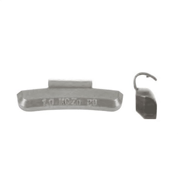 Wegmann Automotive 2 oz Zinc Coated Clip-on MCZ Yellow Series Wheel Weight (Box of 25)