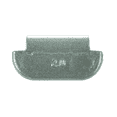 thumbnail image 1 of Wegmann Automotive 2oz Heavy-Duty Lead Coated Clip-on TAL Series  Wheel Weight (Box of 25), 1 of 1