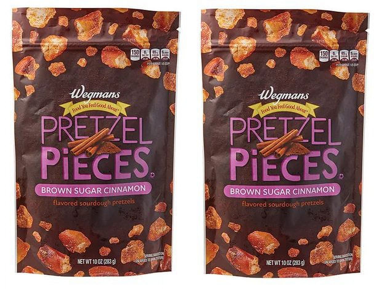 Wegmans Brown Sugar Cinnamon Sourdough Pretzel Pieces, 10 oz Bags, 2