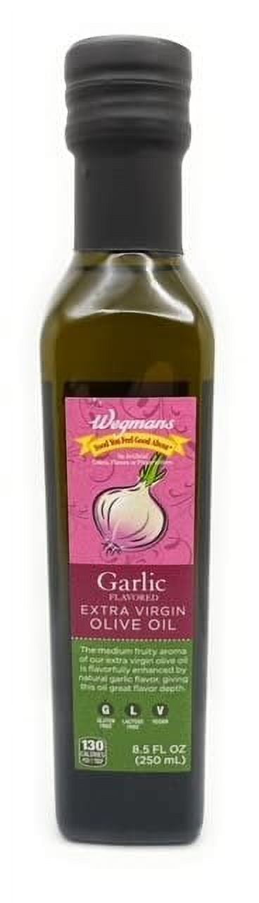 Wegmans Garlic Flavored Extra Virgin Olive Oil 8.5 Fl oz 250 ml