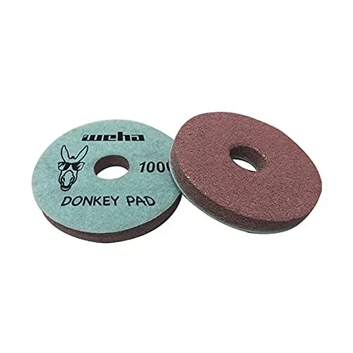 Weha 4 inch Donkey Quartz Face Polish Surface Polishing Pad - 1000 Grit