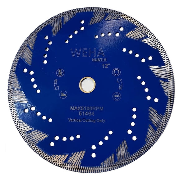 Weha ST Side Cut Diamond Turbo Blade-12 inch