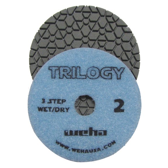 Weha Trilogy 3 Step Polishing Pads-step 2