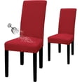 thumbnail image 1 of Wehilion 100% Waterproof Dining Room Chair Cover, Stretch Jacquard Parson Chair Slipcover Removable Washable Chair Protector for Home, Restaurant, Banquet, 1 of 6