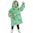 thumbnail image 1 of Wehilion 2-6YR Oversized Sweatshirt Blanket Hoodie for Kids Toddlers Cozy Hooded Blanket Sweatshirt with Pocket for Little Girl Boy, 1 of 5