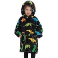 thumbnail image 1 of Wehilion 2-6YR Oversized Sweatshirt Hooded Blanket Sherpa Hoodie for Girls Boy Wearable Blanket Hoodie for Kids Toddlers, 1 of 6