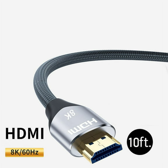 Wehilion 8K 60Hz HDMI Cable 10 ft with Ethernet , for MacBook, PS5, Xbox , Roku