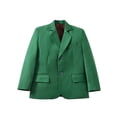 thumbnail image 1 of Wehilion Boys Jacket Slim Fit Kids Wedding Outfit Boys Blazer Up Size 4T, Green, 1 of 1