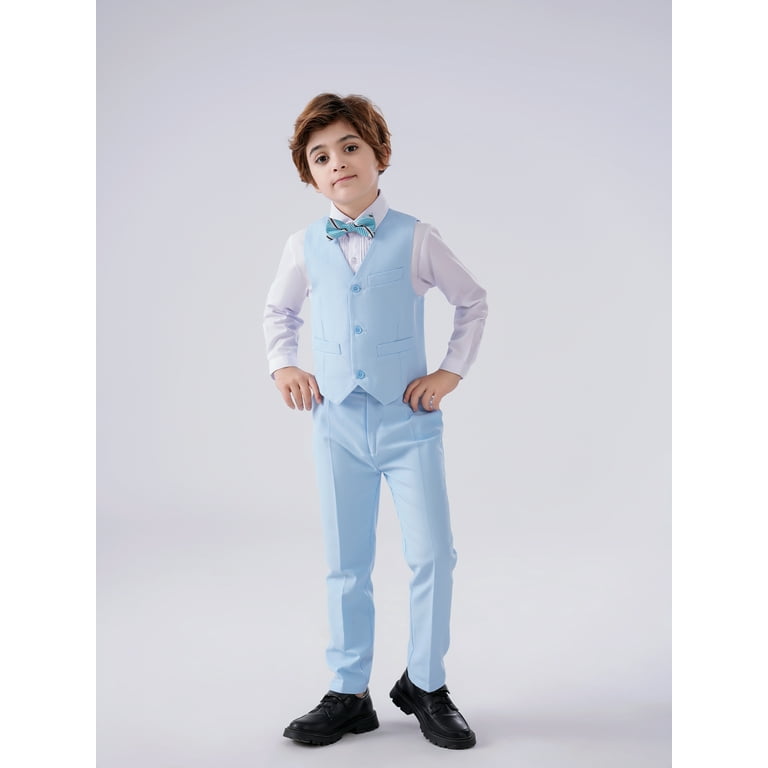 Vest Outfit Ideas Boys Dress Vest Wehilion Boys Suit 4PC Baby