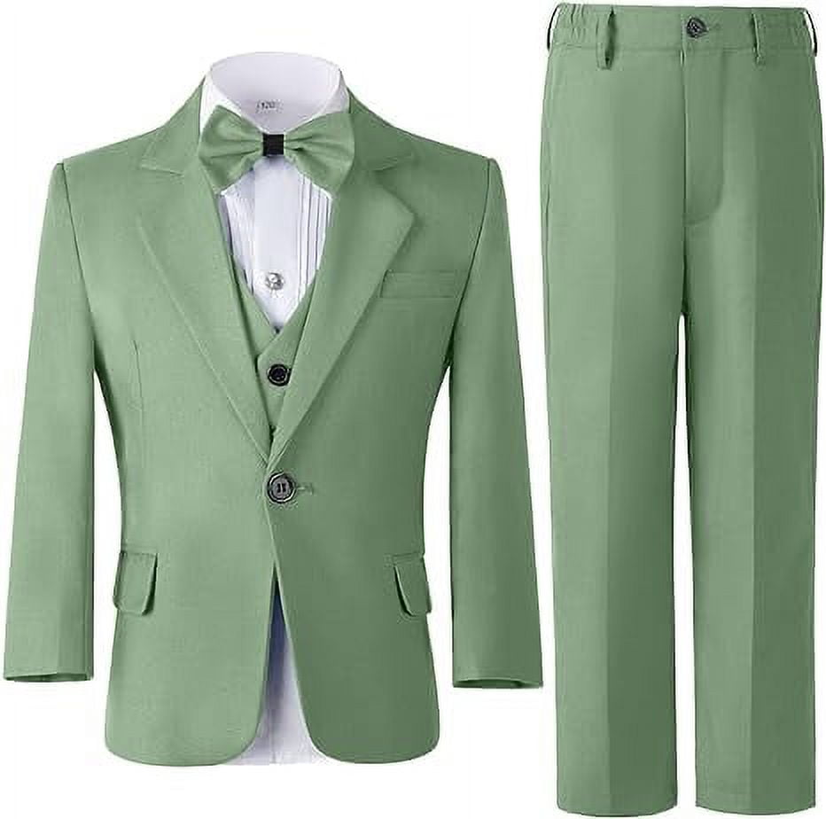 Boys Short Sleeve Tuxedo Set main image 0