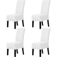 thumbnail image 1 of Wehilion Dining Chair Covers Stretch Parsons Chair Slipcover with Skirt Chair Covers for Dining Room Restaurant Banquet, 1 of 7