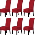 thumbnail image 1 of Wehilion Dining Chair Covers Stretch Parsons Chair Slipcover with Skirt Chair Covers for Dining Room Restaurant Banquet, 1 of 7