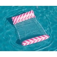 thumbnail image 1 of Wehilion Inflatable Mesh Hammock Swimming Pool Float, Pink, 1 of 4