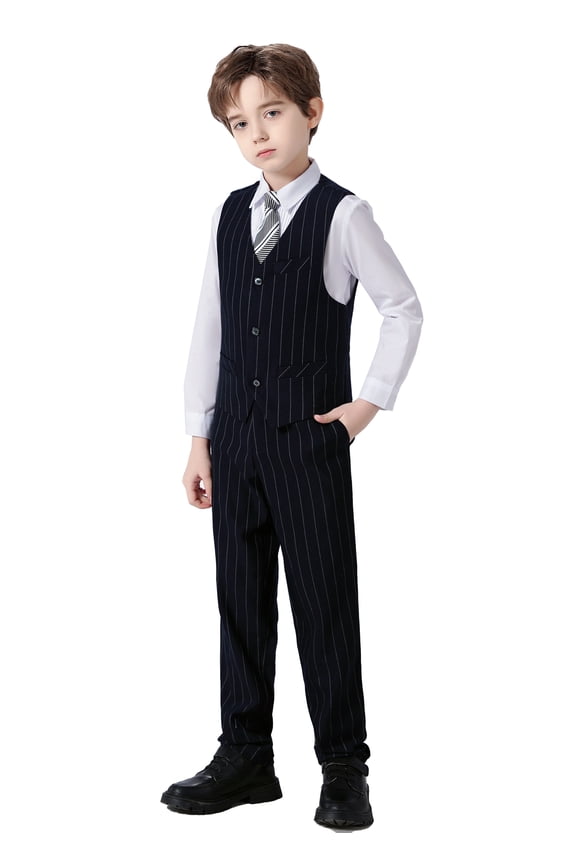 Polyester Pockets Outfit Sets (Boy's) 4 Piece Set