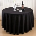 thumbnail image 1 of Wehilion Round Tablecloth 70 inch Stain and Water Resistant Table Cover for Kitchen Dining Room,Wedding Table Linens,Black, 1 of 5