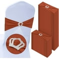 thumbnail image 1 of Wehilion Spandex Chair Sashes with Crown Buckle Spandex Stretch Chair Bands Cover Ties with Buckle Slider Chair Cover Band Chair Sashes Chair Cover Bands with Buckle,20/30/50/100pcs, 1 of 6