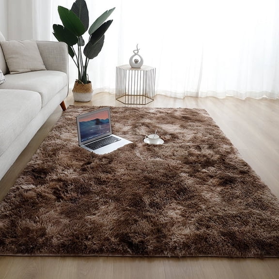 Wehilion Super Soft Indoor Modern Rugs Fluffy Rugs,Anti-Skid Washable Shaggy Area Rug, for Living Room Dining Room Home Bedroom Carpet Floor Mat,31*47"