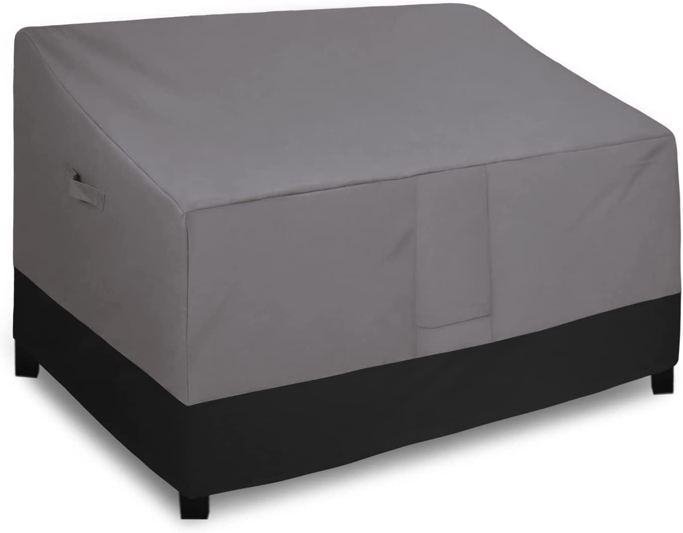 Wehilion Waterproof Outdoor Couch Cover, Heavy Duty Patio Sofa Cover, Windproof Outdoor Furniture Cover with Air Vent