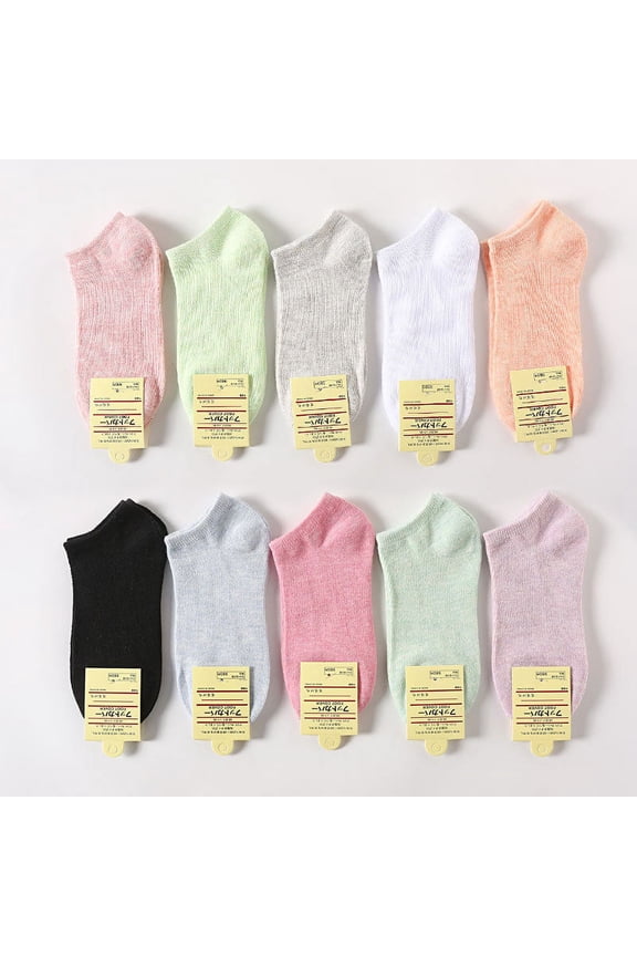 Womens Ankle Socks Performance Low Cut Athletic Socks 10 Pairs