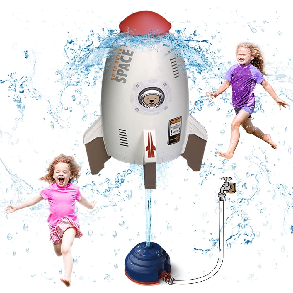 Wehoming 360Degree Rotation Sprinkler Outdoor Spray Sprinkler for Kids Toddlers Age 3