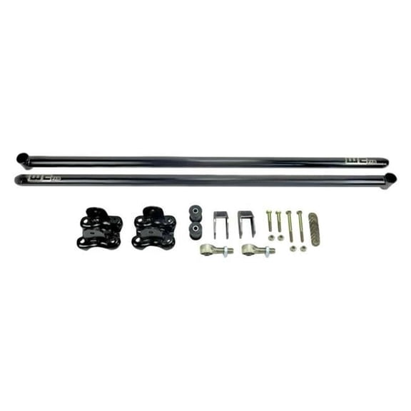 Wehrli 68 in. Traction Bar Kit for 2001-2010 Duramax ECLB & CCLB, Gloss Black