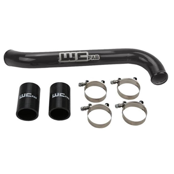 Wehrli Duramax Upper WCFab Coolant Pipe for 2011-2016 Chevrolet 6.6L LML, Red